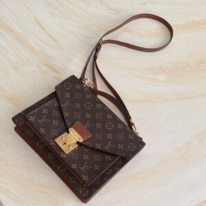 Louis Vuitton Dark Brown Monogram Messenger Bag